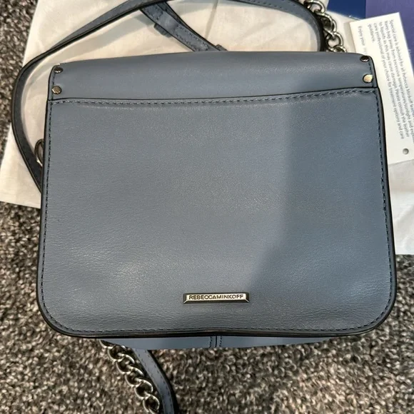Rebecca Minkoff Midnighter Mini Messenger - Dusty Blue - Picture 5 of 12